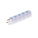 2x EU US AU to UK AC Power Socket Plug Travel Charger Adapter Converter M&E