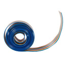5X(2M 1.27mm Pitch 16 Pin Flat IDC Ribbon Extension Cable Wire P8Y4)