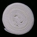 5 Yds 18mm Elastic Spandex Sewing Lace Band DIY Hair Ties Accessories White