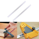 2Pcs Aluminium 600mm/24Inch T-Slot T-Track Miter Track Woodworking Alloy Tool