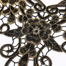1pcs embroidered floral lace neckline neck collar trim clothes sewing appliqueMO