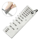 1Pc wire gauge thickness measuring tool wire/sheet metal gage measurement plate-