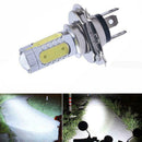 1pair H4 COB LED Bulb White Hi/Low Beam Motorcycle High 6000K Power Headlig G9U9