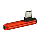 USB Type C to 3.5mm Jack Headphone Adapter Type-C to AUX Audio Splitter USB
