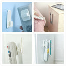 4Pcs/Set Sticky Hook Air Conditioner TV Remote Control Key Wall StorageB Gw