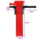 Adjustable Compass Circle 10mm-150mm Rubber Paper Cut New Leather Kit F4U6 M6A6
