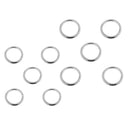 10x Stainless Steel Rings Stainless Steel O  Polished Stainless
