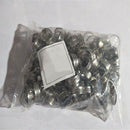 100 Pcs Adjustable Stainless Steel Drive Hose Clamp Three Clamp Fuel Pipe W
