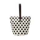 Fashion Women Polka Dots Handbag Casual Large Capacity Shopping Travel Tote Bag