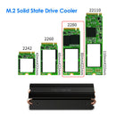M.2 2280 SSD Cooling Pad Heatsink for Desktop PC Solid State Drive Radiator A