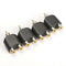 4PCS RCA AV Audio Splitter Adapter 1 Male to 2 Female Converter Connector