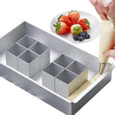 Aluminum Alloy Rectangular Cake Mould Baking Tray Letter Number Cake Mould  Y6S4