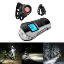 Waterproof  Light Bike Tail Light Black Headlight Kit