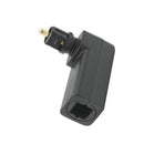 Pack of 2 360 Degree Digital Fiber Optic Toslink Right Angle 90 Degree Fema