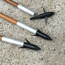 3PCS Fishing Fish Bow Hunting Arrow Tips Boardhead Arrowhead Points Practice HOT