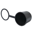 1 X Trailer Hitch Receiver 50mm Trailer Black Rubber Ball Cover Cap
