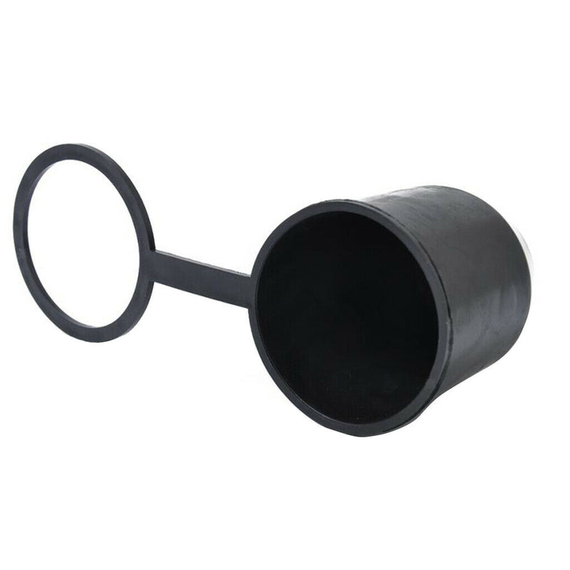 1 X Trailer Hitch Receiver 50mm Trailer Black Rubber Ball Cover Cap