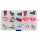 Box of 15PCS Stainless Steel Thumb Finger Guitar Picks Nail Picking