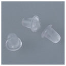 144PCS Clear Rubber Bullet Clutch Earring Safety Backs A2Z8