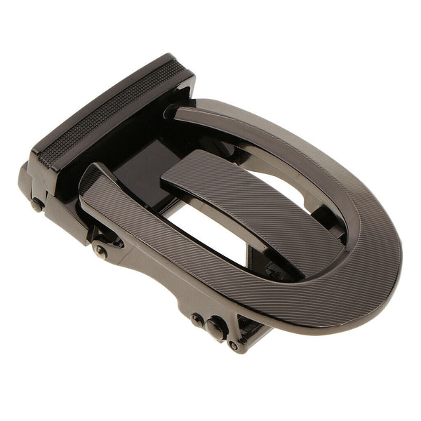 Mens Fashion Metal Ratchet Automatic Belt Buckle Business Belt Accessories