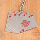 Personality keychain royal card keyring metal  jewelry women men car accessoryME