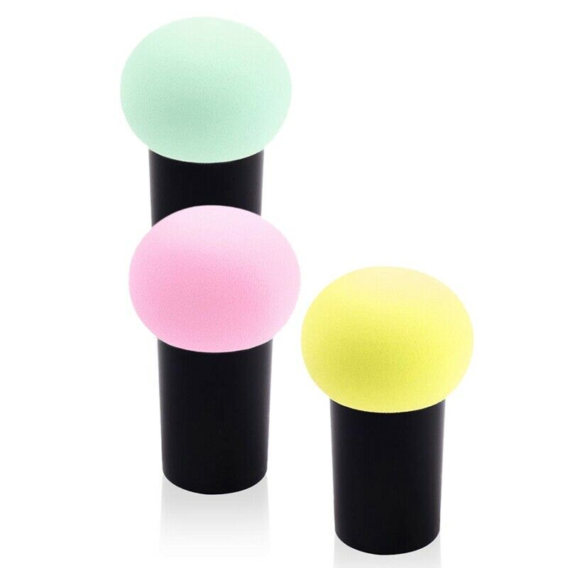Cosmetic Sponges With Case Set Mushroom Powder Puff Beauty Sponge Blender F Z7F1
