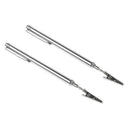 2 Pieces Antenna Telescopic Rod Extendable Crocodile Clip For Electric Tool