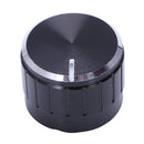 Aluminum alloy knob for volume control, 23 x 17mm, black Z6K1