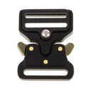 Black Quick Side Release Metal Strap Buckle for Bags Luggage Webbing 2019
