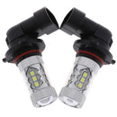2x Super Bright White LED 9006 HB4 High Power 80W Fog Light Driving Bulbs D_