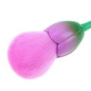 Single Soft Rose Brush Makeup Foundation Powder Blush Kabuki Brushes