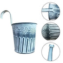 Flower Pot Garden Hanging Balcony Plant Home Decor Metal Iron Potted Planters