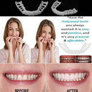 Reusable Teeth Cover Adjust Flex Whitening False Teeth Fits Dental Care (A) A