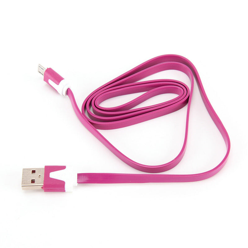 V8 Noodle Data Line Universal Andrews Smartphone Micro USB Charging Line Hot OZ