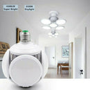 Super Bright LED Bulb Deformable Garage Ceiling Lights E27 30W Football UFO LaFT