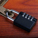 4 Dial Digit Zinc Alloy Security Padlock Outdoor Heavy Locks Combination sh B9G9