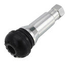 4pcs TR414 Chrome Tubeless Snap In Wheel Tire Valve Stems Rubber Dust Caps A