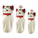 3pcs/Set Golf Club Head Cover NO. 13 5 Wood Driver Headcover Cute Cat