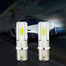 2Pcs Ba15S 1156 Cob 30W Car Reversing Turn Signal Light Led Tail Light Bulb O4H4