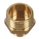 4Pcs 1/2 inch BSP to 1/4 inch BSP Male Thread Brass Pipe Hex Nipple Fitting J3W6