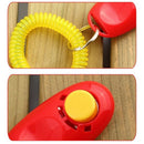Dog Pet Click Clicker Training Obedience Agility Trainer Aid Wrist Strap
