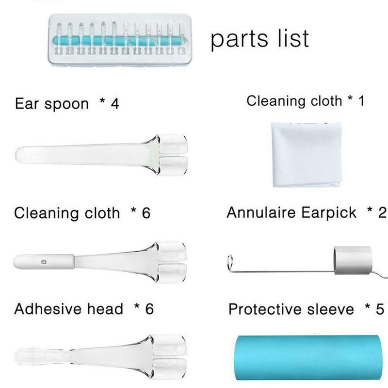 3 In 1 Visual Ear Canal Endoscope Ear Cleaner With Pixels Camera Endoscope Kit