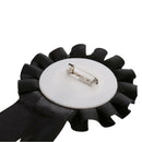 2pcs Diamante Rhinestone Rose 50th Birthday Party Rosette Satin Ribbon