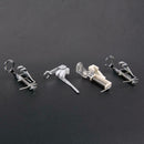 4pcs Household Sewing Machine Parts Darning Foot Presser Quilting Foot