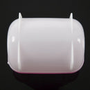 Pink White Small Hamsters Bathing Sand Cage Pet Bathroom 10 x 7 x 7cm