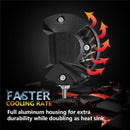 7 Inch 400W Led Work Light Bar Flood Spot Combo Offroad Truck Driving Fog L