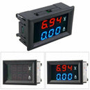 Red/Blue LED Display DC 0-100V 10A Dual Digital Voltmeter Amp Volt Meter Ammeter