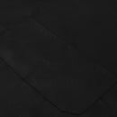 Unisex 2 Pocket Black Kitchen Apron Bib, One Size in Medium U4K4
