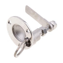 Marine Boat Hatch Latch Flush Turning Lift Handle SS. 316 NON Locking
