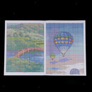 Counted Cross Stitch Kits Hot Air Balloon 14CT Without Pre-printed Fabric